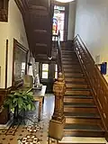 Staicase in the Thomas Beaver Free Library