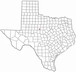 Location of Tuscola, Texas
