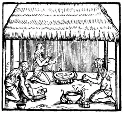 Image 27Taíno women preparing cassava bread (from History of Cuba)