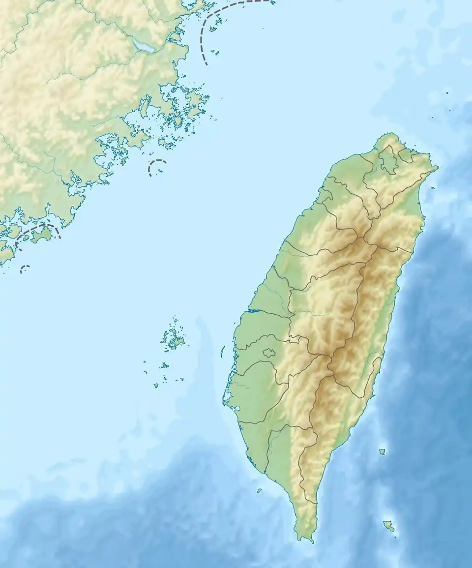 Mashan Broadcasting and Observation Station is located in Taiwan