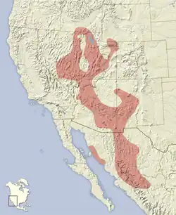 Map of range