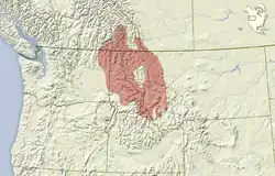 Map of range