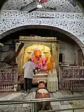 Ganesha shrine inside the temple