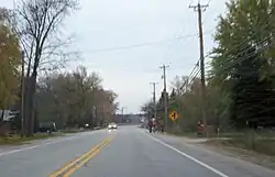 Looking northeast