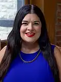 Terrisa Bukovinac, former president of Democrats for Life of America,[107][108] founder of Pro-Life San Francisco,[109] and the founder of the Progressive Anti-Abortion Uprising (PAAU)[110](withdrew June 17, 2024)[111]