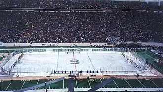 "The Cold War" had the highest attendance of any hockey game in history