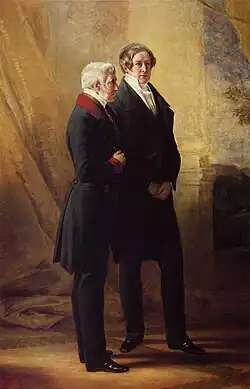 The Duke of Wellington and Sir Robert Peel, 1844