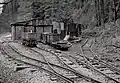 General view of the passing loop, shed and siding