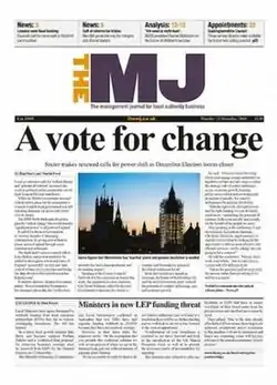 colour magazine with the masthead "The MJ"