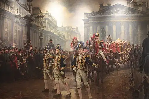 The Ninth of November, 1888 by William Logsdail, 1890