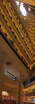 Atrium of the Pan Pacific Singapore