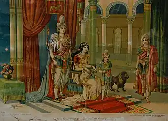 Image 19Sri Lankan King Devanampiya Tissa, Queen consort Anula, and Prince Uththiya, c. 307 BC (from Monarch)