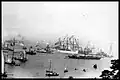 The Statue of Liberty arrives in New York Harbor, on board the French frigate Isère 1885