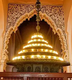Lambrequin arch in the Great Mosque of Taza (Almohad period, with Marinid decoration): 53
