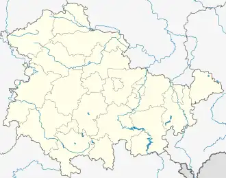 Erfurt is located in Thuringia