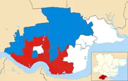 2010 results map