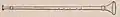 Tibia longa. Illustrated with an apparent trumpet mouthpiece (which would make it a tuba), that could also be the holder for a double-reed bundle.[2] Instruments could be as long as the musicians.[2] "Employed in religious ceremonies, in the temples, and at the sacrifice, to emit a loud and solemn strain during libations."[2]