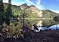 Tinkham Peak reflected in Mirror Lake