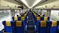 The interior of set 106 in September 2016 (after refurbishment)