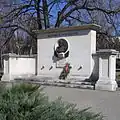 Monument of Aleksandrov in Kyustendil, Bulgaria.