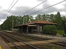 The Torņakalns station building