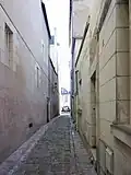 Flower-covered street.