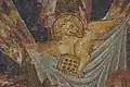 Evangelists' fresco Mark closer up