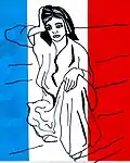 Tricolor (North African Woman)