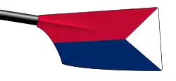 Red, white and blue blade
