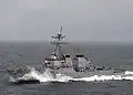 Barry underway on 2 April 2005
