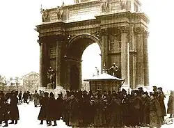 Image 14Soldiers blocking Narva Gate on Bloody Sunday (from Russian Revolution)