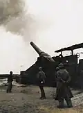 A mle 1870/81 firing at German positions.