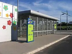 Secured bicycle parks