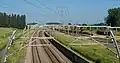 Valburg, the Betuwelijn from the railway viaduct