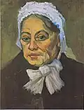 Head of an Old Woman with White Cap (The Midwife), 1885, Van Gogh Museum, Amsterdam (F174)
