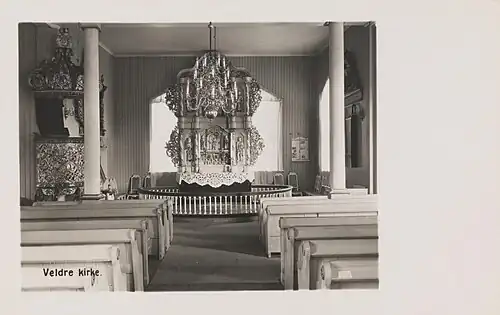 Interior of the old church (1726-1996)