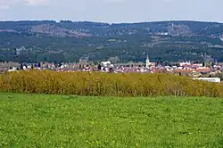 View from the west