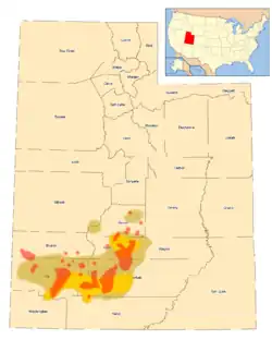 Map of range