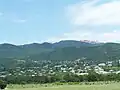 View of Sagarejo and Gombori Range