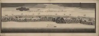 Vista of the Fort in 1756