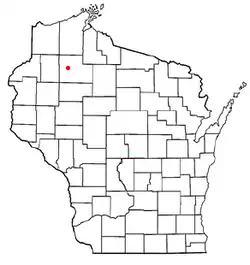 Location of Chief Lake, Wisconsin