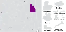 Map of the district