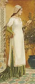 Laura Reading, oil on canvas, 1885