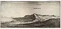 A 17th-century engraving of Muiderberg by Wenceslas Hollar