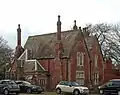 The Western Lodge, main entrance, Toxteth Park Cemetery (1856; Grade II)