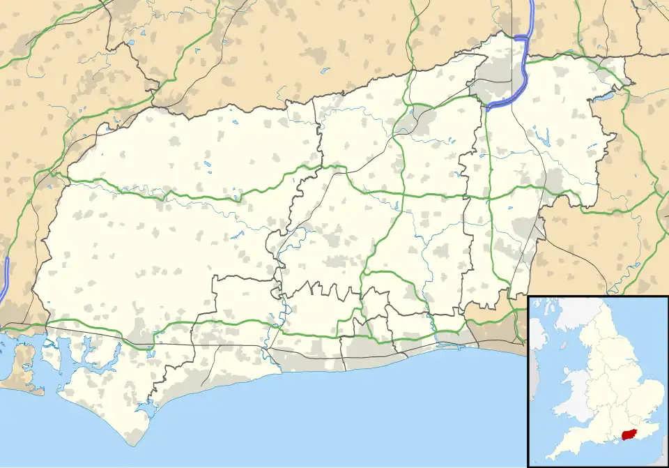 Pyecombe is located in West Sussex