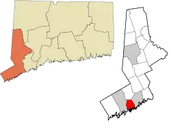 Darien's location within the Western Connecticut Planning Region and the state of Connecticut