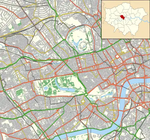 Carnaby Street is located in City of Westminster