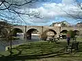 The east side of Wetherby Bridge