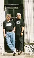 Dixon and Downey in 2012.